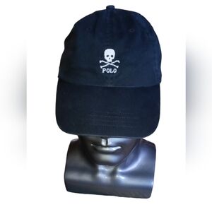 Polo Ralph Lauren Cap/Black/Adjustable Head Strap